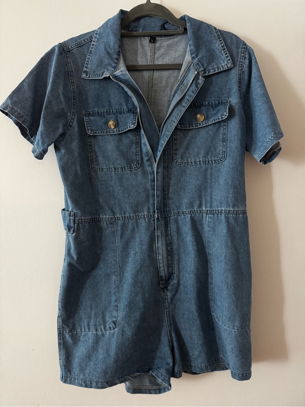 Denim Romper